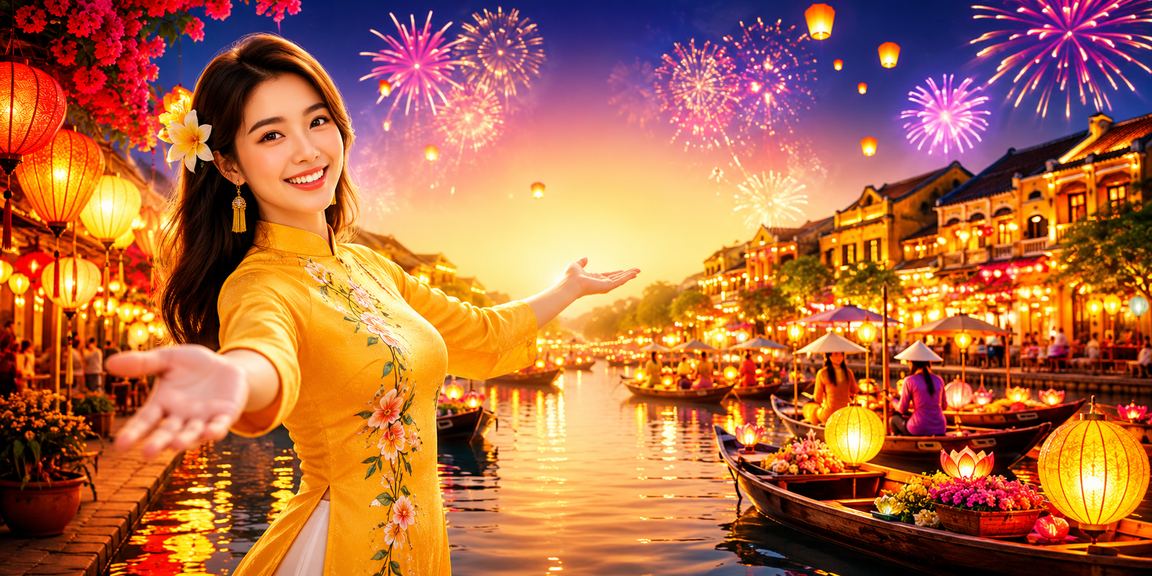 Người dùng Hội An xem tỷ lệ kèo bóng đá dưới ánh đèn lồng buổi tối