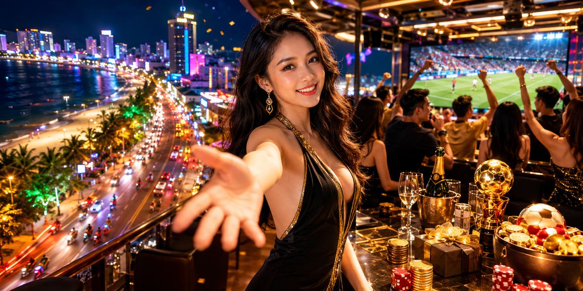 Người chơi tận hưởng giải trí casino bên bãi biển Nha Trang